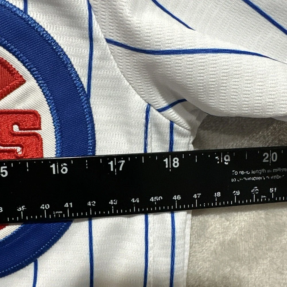 Chicago Cubs Bryant Blue White Stripe Jersey # 17 Youth Size S